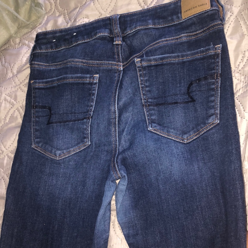 Dark skinny jeans